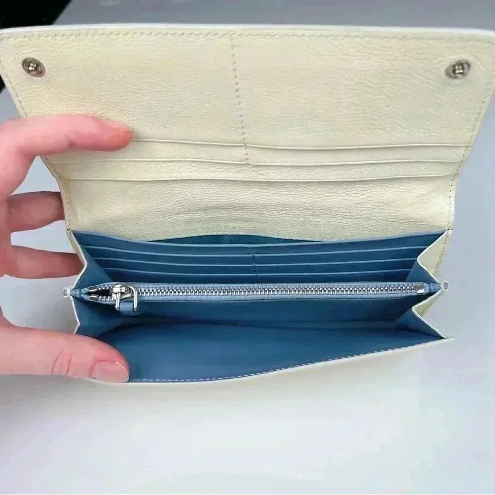 Prada Vanilla Leather Etiquette Continental Wallet - Picture 6 of 10